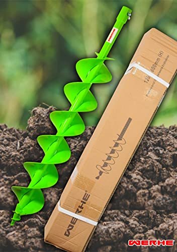 WERHE Doppelwendel Erdbohrer Ø120mm 80cm – Pfahlbohrer mit SDS Plus Adapter – Robust & Präzise - Image 10