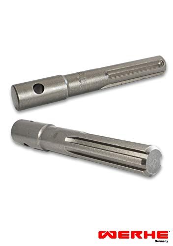 WERKON SDS Max Adapter für Erdbohrer – verbindet Bohrmaschinen mit SDS Max Aufnahme und Erdbohrern (40-200 mm) – Stabil aus Stahl, 140 mm Länge - Image 10